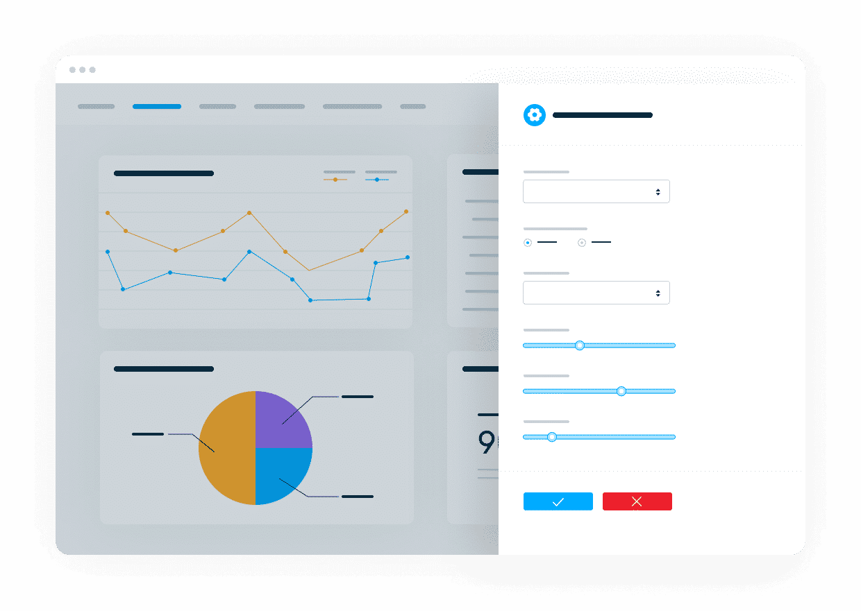 Branchenspezifische Konfiguration Ihrer Dashboards.